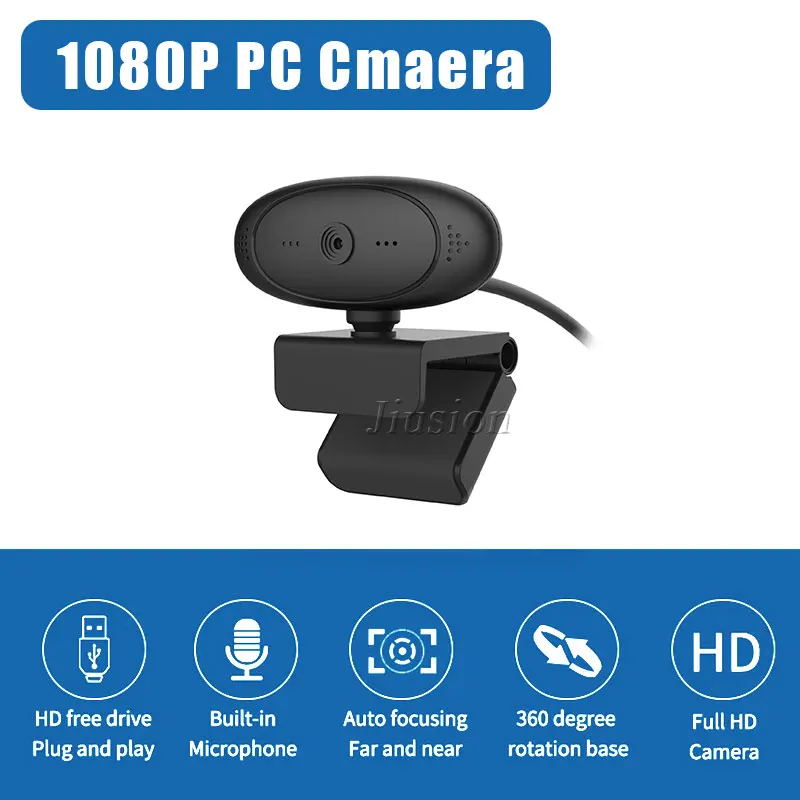 Laptop Accessories Online - オンラインライブスマート HD 1080P ミニウェブカメラ小型 PC カメラ