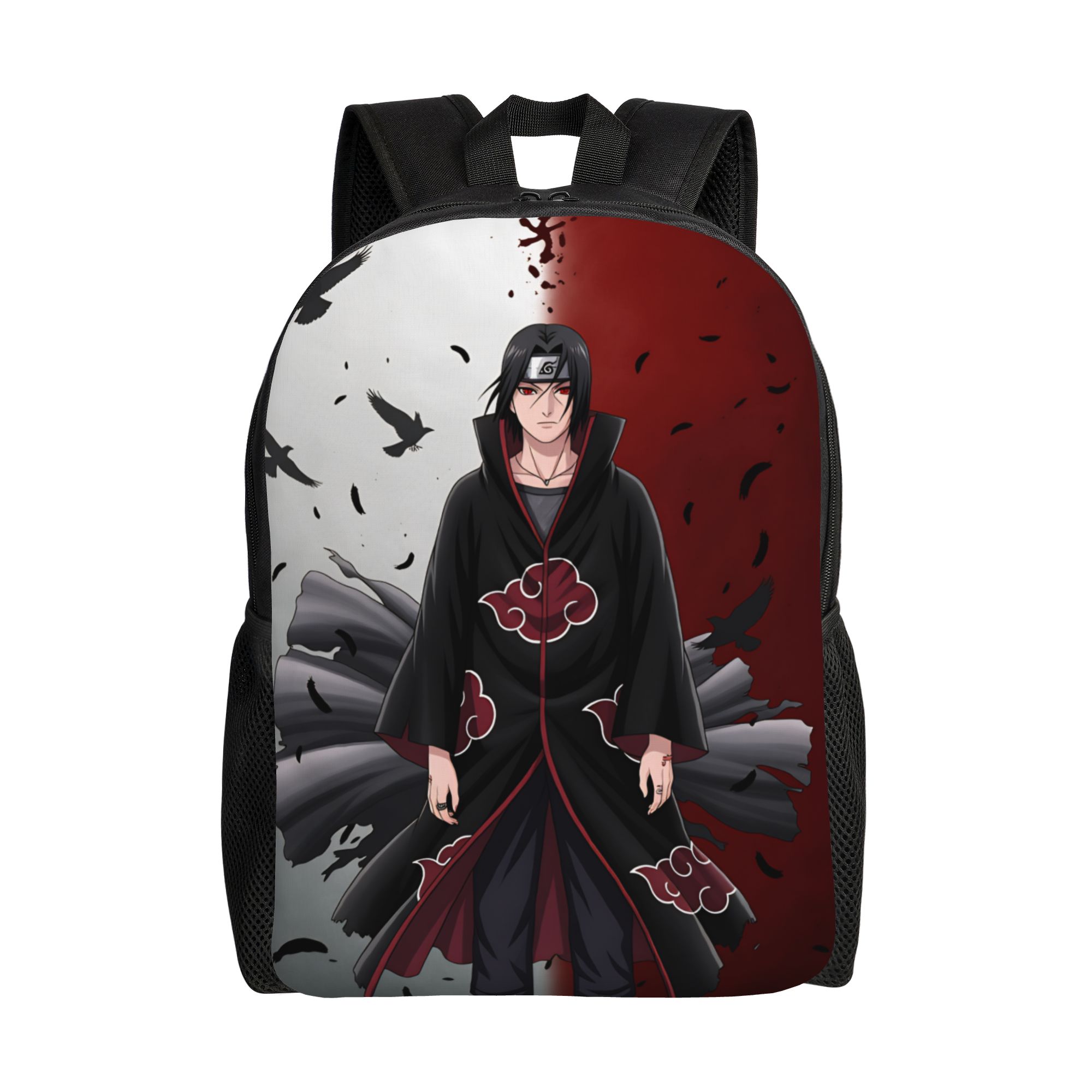 Laptop Accessories For College - N-Narutoes Uchihas Sasukes バックパック女性学校大学生ブックバッグ 15 インチのラップトップに適合少年漫画漫画アニメバッグ