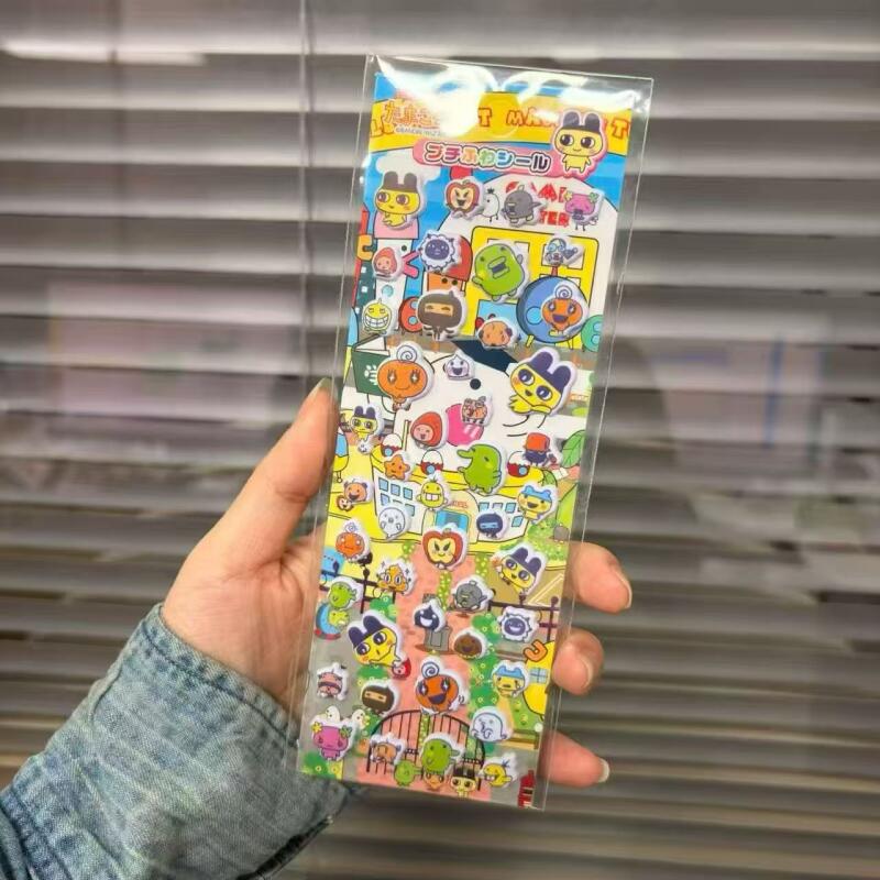 Laptop Accessories For Gift - 6 個たまごっち漫画バブルステッカー創造性 Diy 電話ケーススーツケースラップトップ装飾ステッカーアニメ周辺機器ギフトおもちゃ