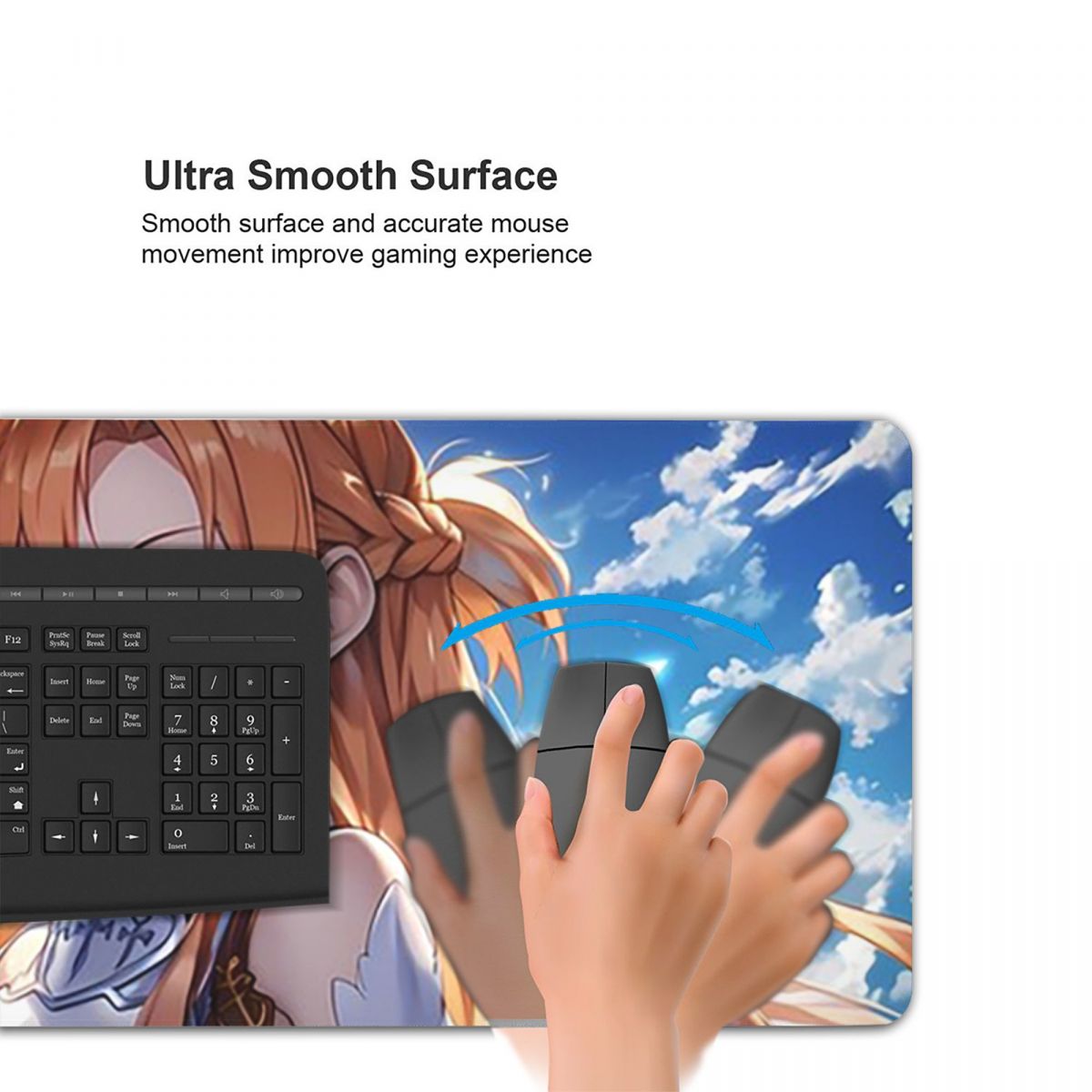 ソードアート・オンライン結城アスナアニメ大型マウスパッドコン - Laptop Accessories Online のレビューと価格