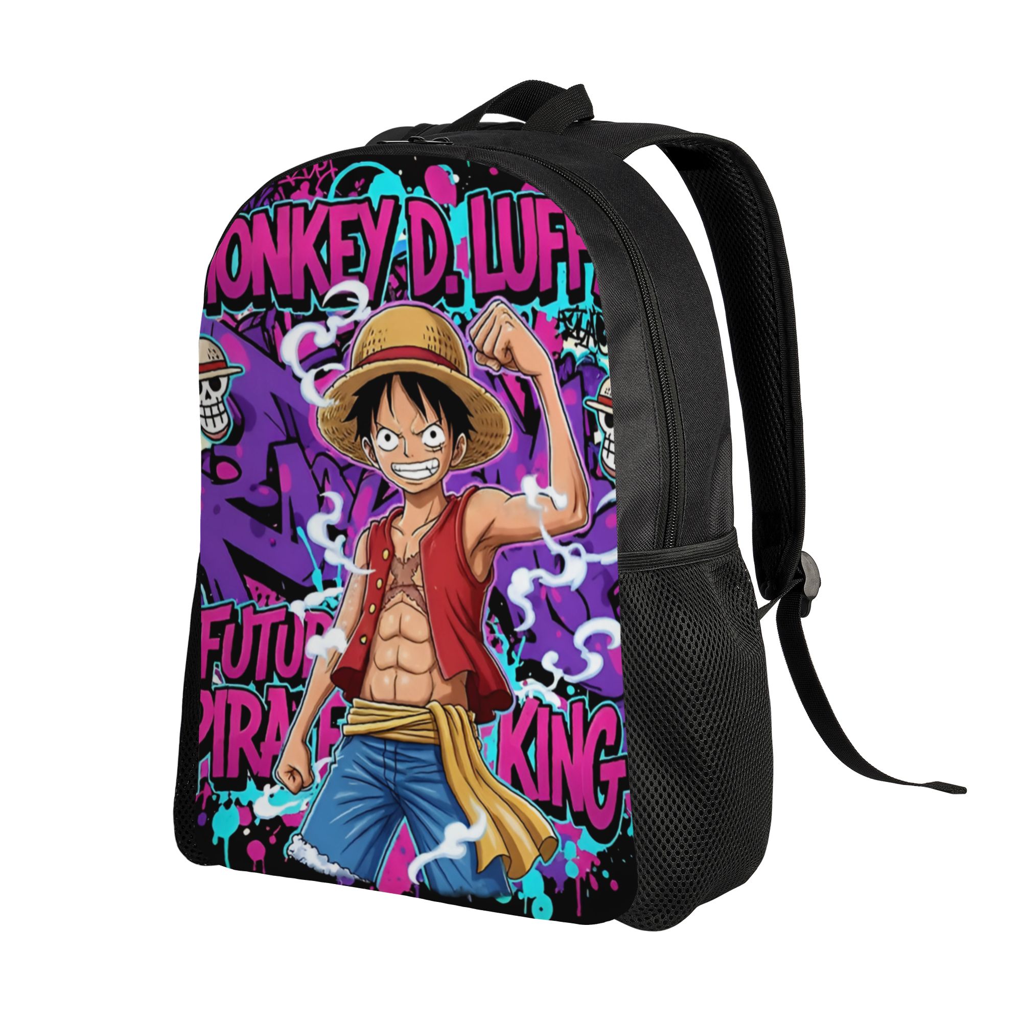 カスタムワンピース ルフィのトラベルバックパック 男女兼用  - Laptop Accessories For College のレビューと価格