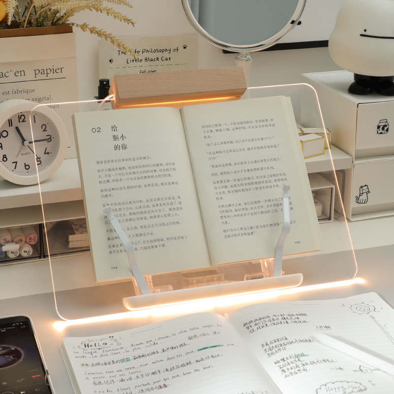 アクリル透明読書スタンド多機能調節可能なタブレットラップトッ - Laptop Accessories Holder のレビューと価格
