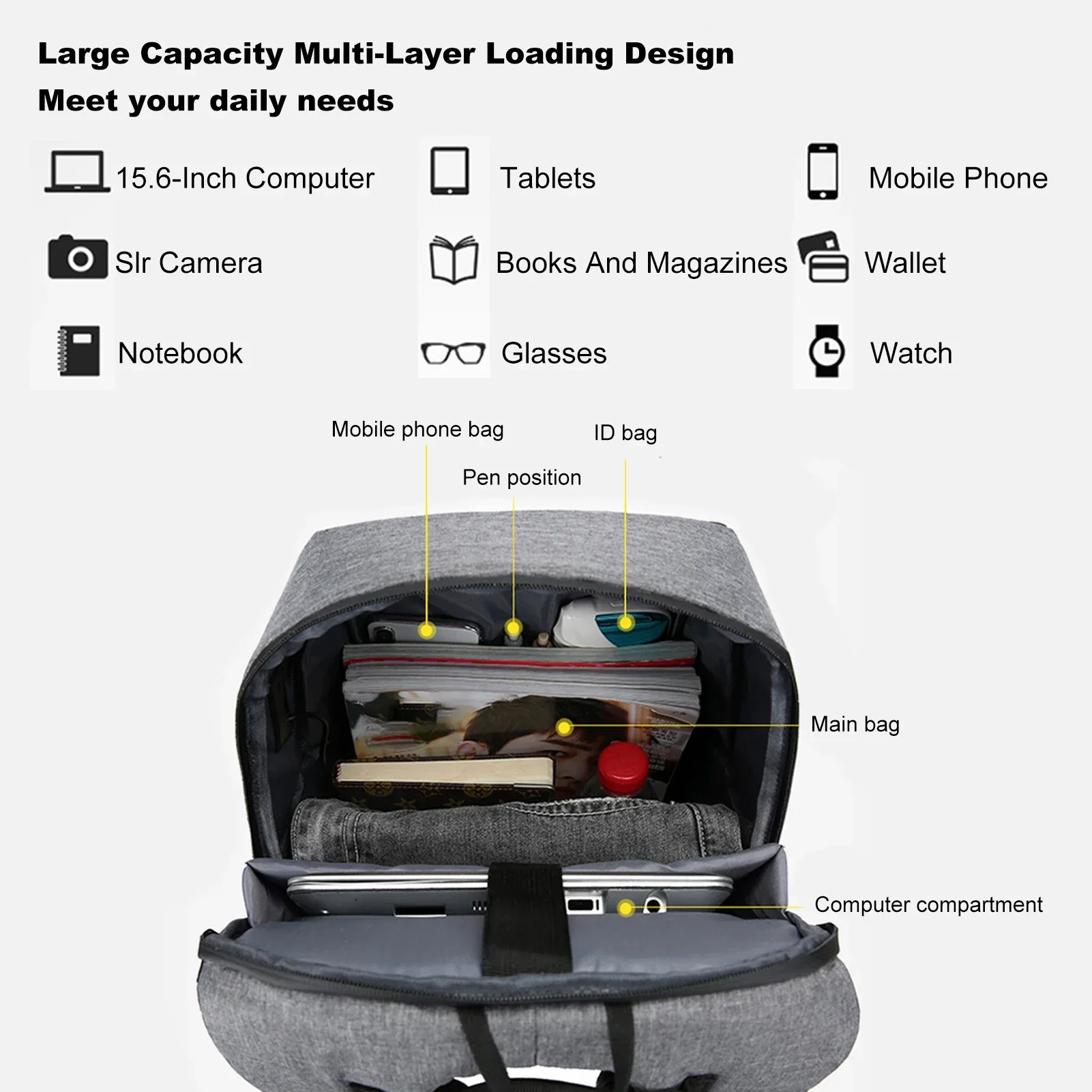 ラップトップバックパック 17インチラップトップバッグ用 U - Laptop Accessories Holder のレビューと価格