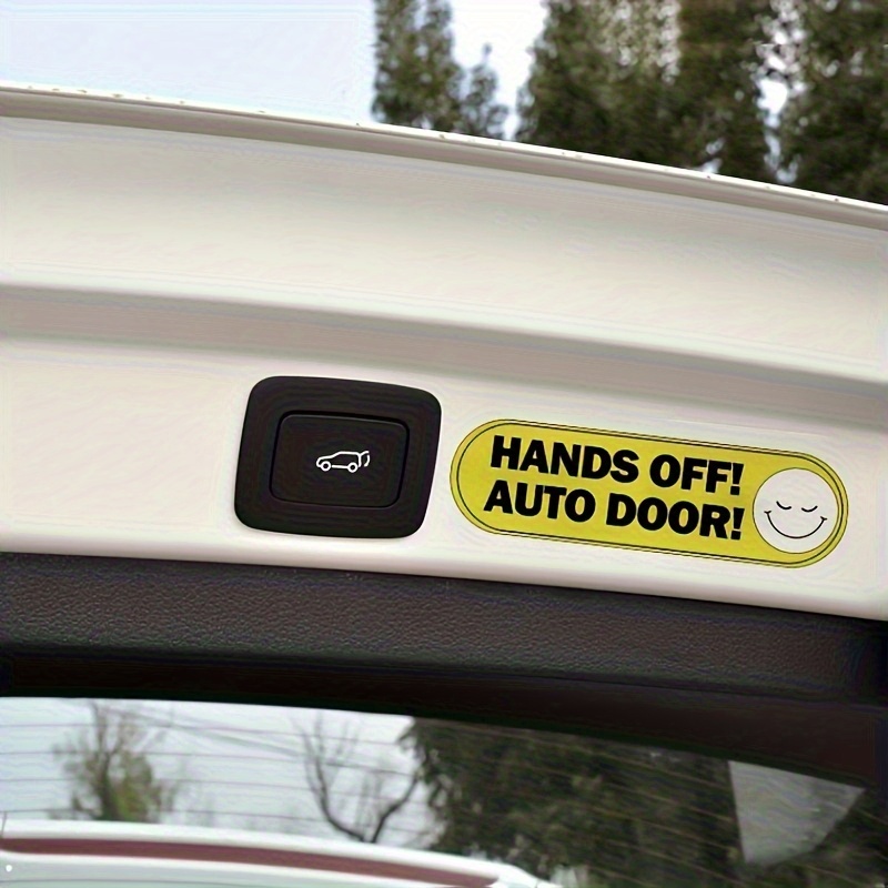 1 セット面白い車のドア警告ステッカーセット防水ビニールデカ - Yellow Laptop Accessories のレビューと価格