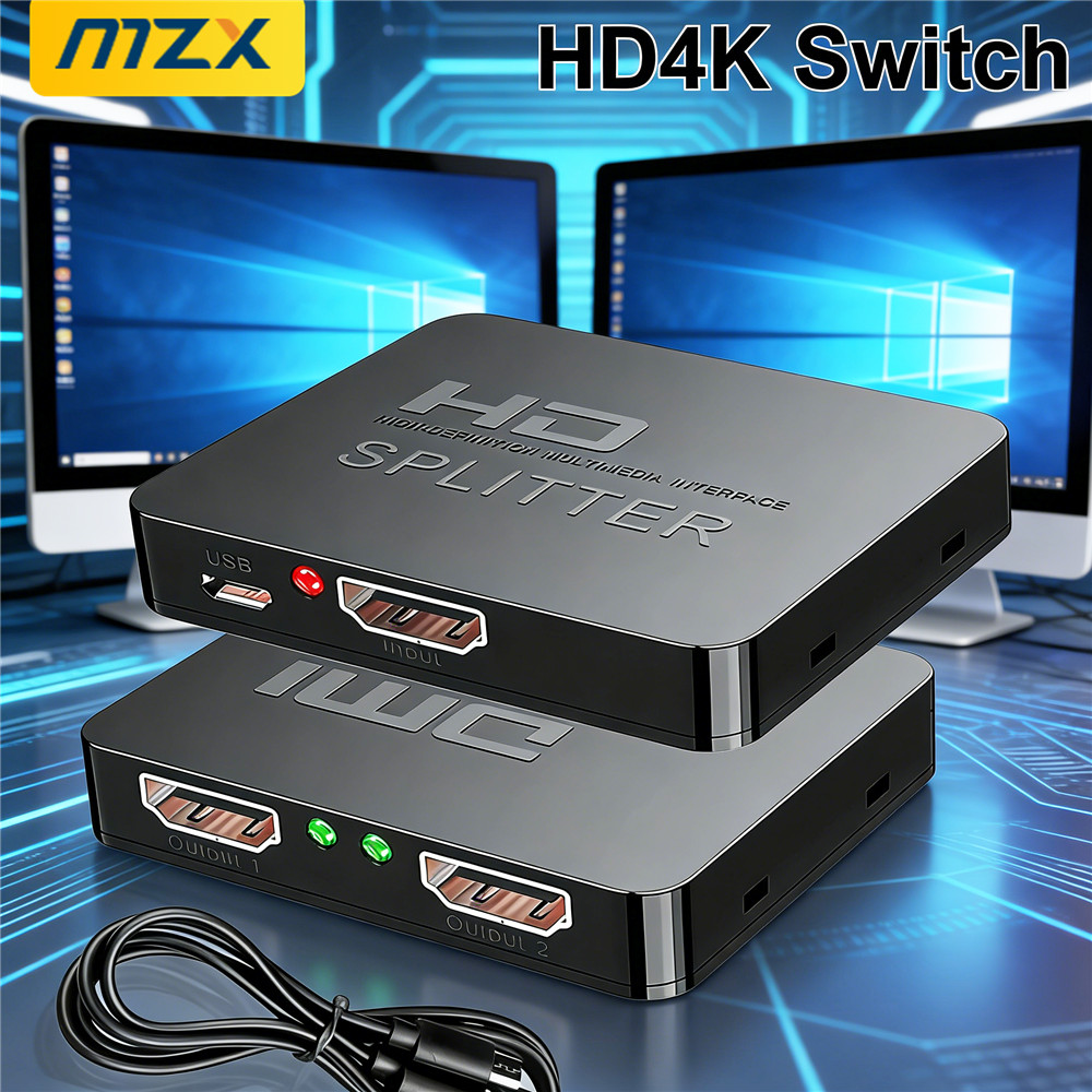 1-in-2-Out 4K スイッチ ビデオ HDMI 対応 - Laptop Accessories Distributor のレビューと価格