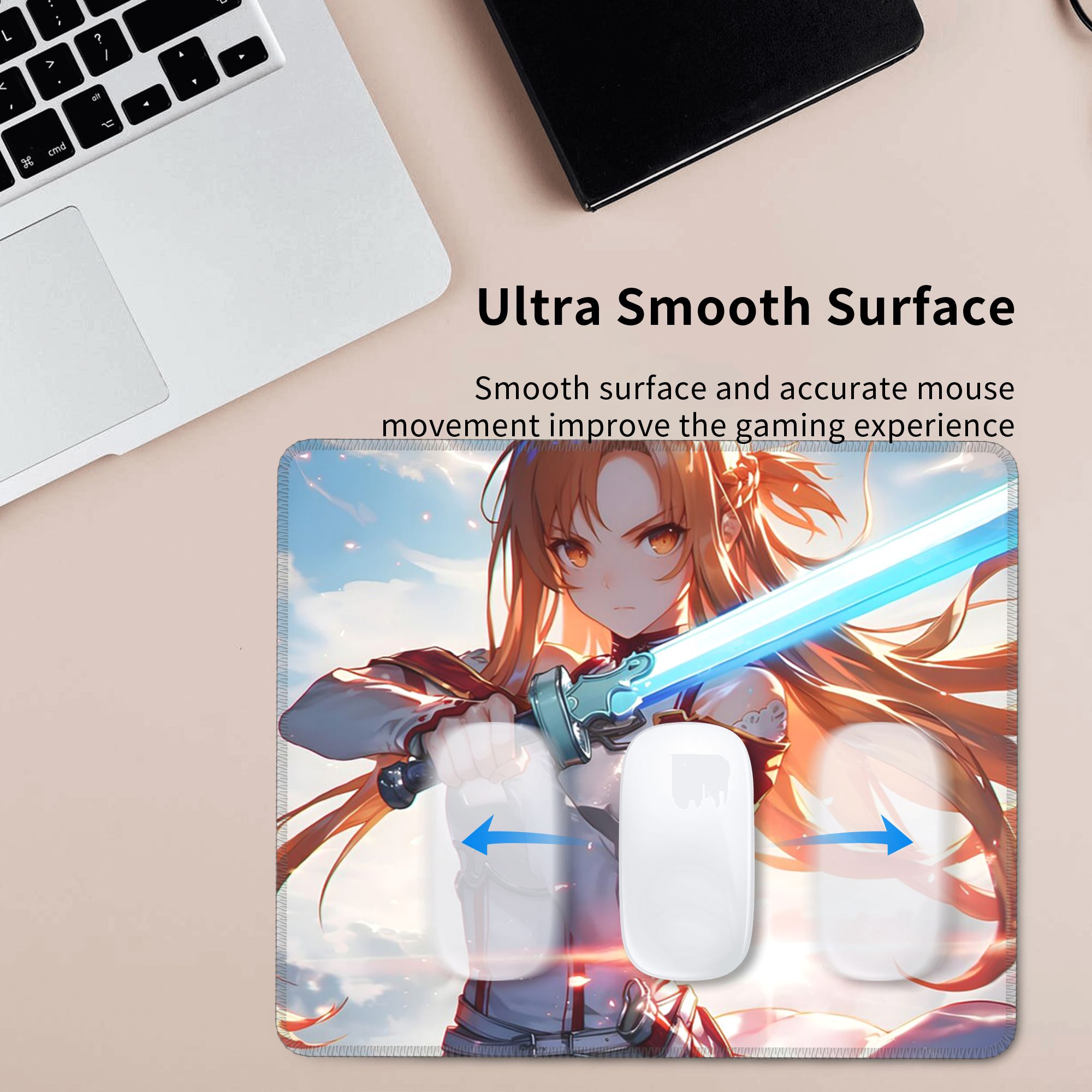 ソードアート・オンライン結城アスナアニメマウスパッドコンピュ - Laptop Accessories Online のレビューと価格