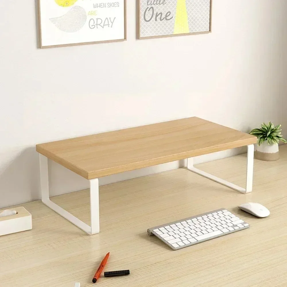 モニター上げ棚デスクトップコンピュータ上げスタンドラップトッ - Yellow Laptop Accessories のレビューと価格