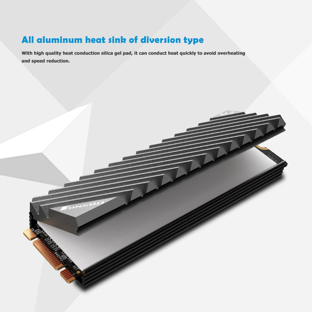 Jonsbo M2 2280 SSD アルミ製ヒートシンク  - External Nvme Ssd のレビューと価格
