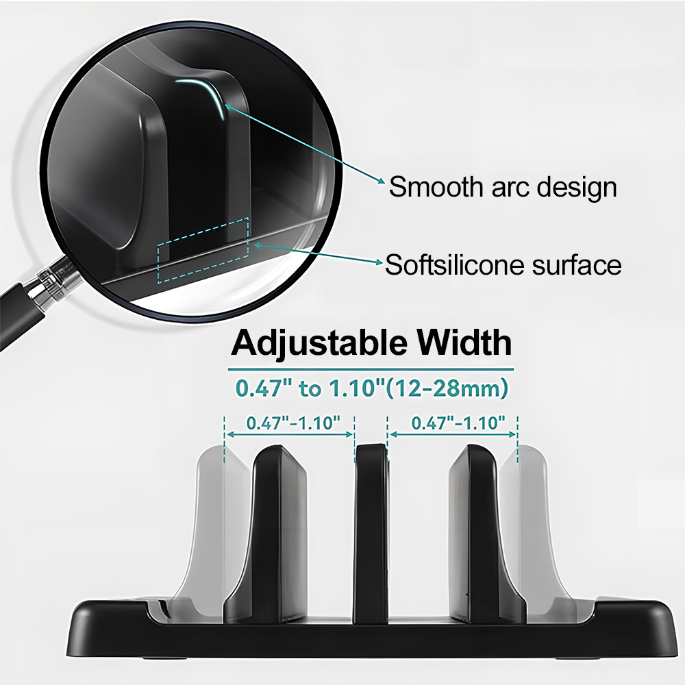 オフィス ABS ラップトップスタンド 垂直に置くとデスクス - Laptop Accessories Holder のレビューと価格