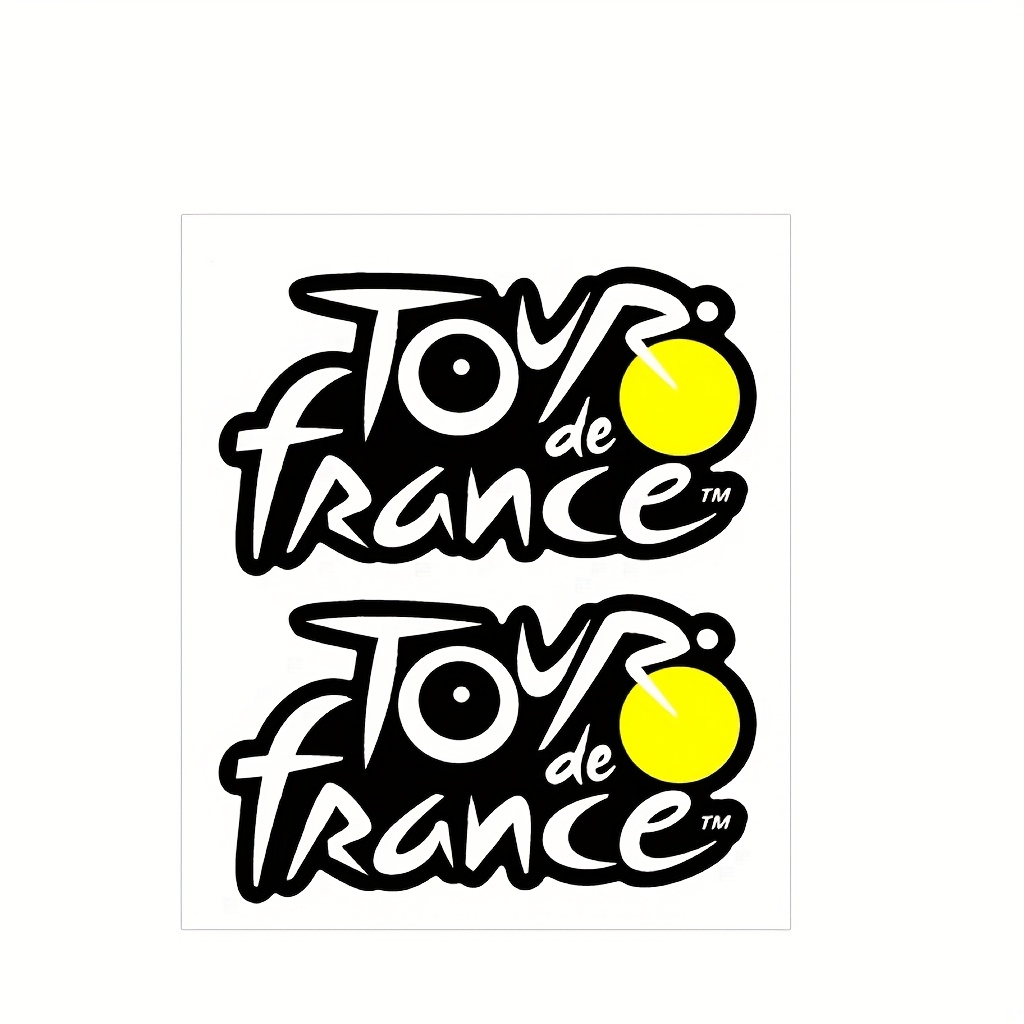 サイクリングレースをテーマにした黄色のドットビニールステッカ - Yellow Laptop Accessories のレビューと価格