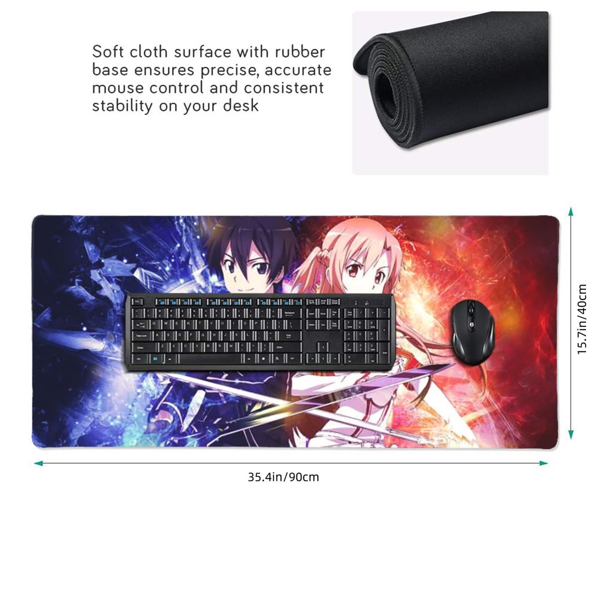 大型マウスパッド ソードアート・オンライン SAO ユウキ  - Laptop Accessories Online のレビューと価格
