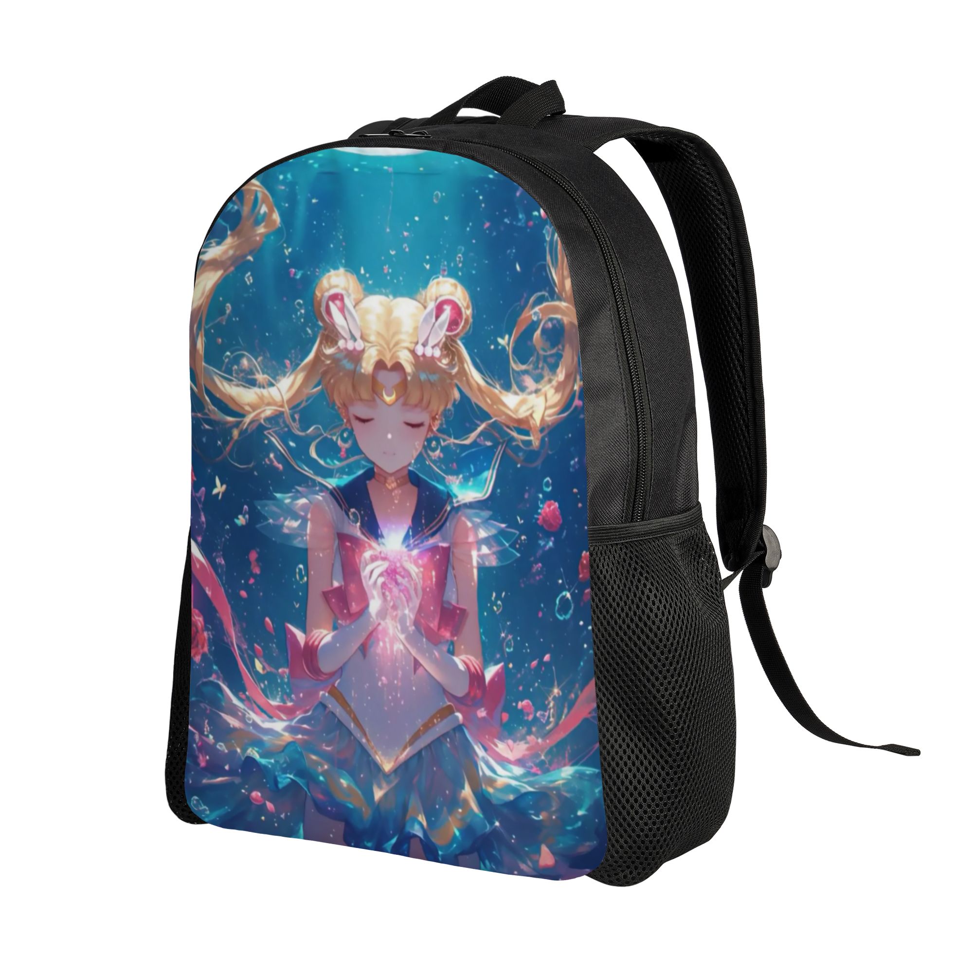 カスタム S-セーラームーン バックパック 女性 男性 大学 - Laptop Accessories For College のレビューと価格