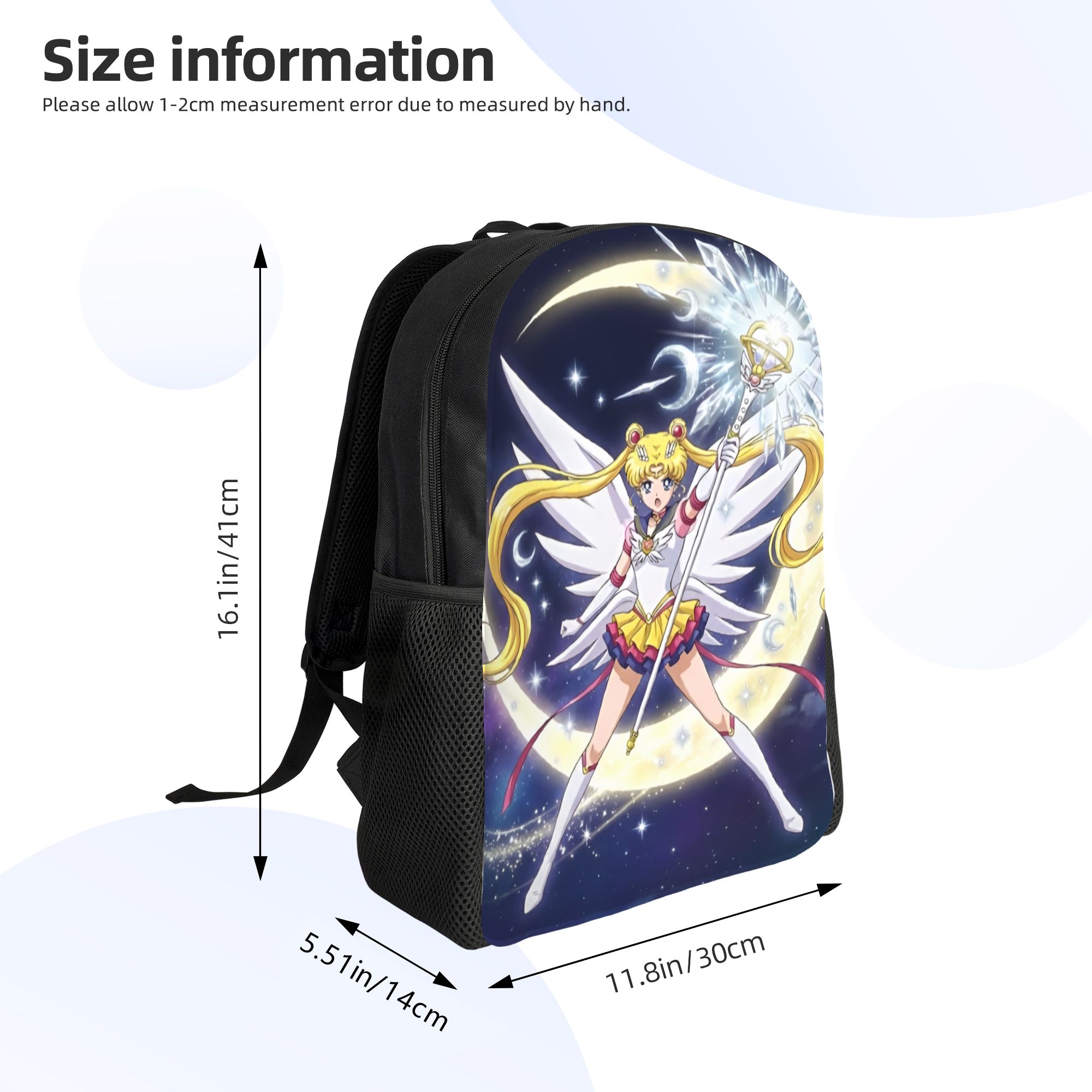 カスタム S-セーラームーンズ バックパック 女性 男性 大 - Laptop Accessories For College のレビューと価格