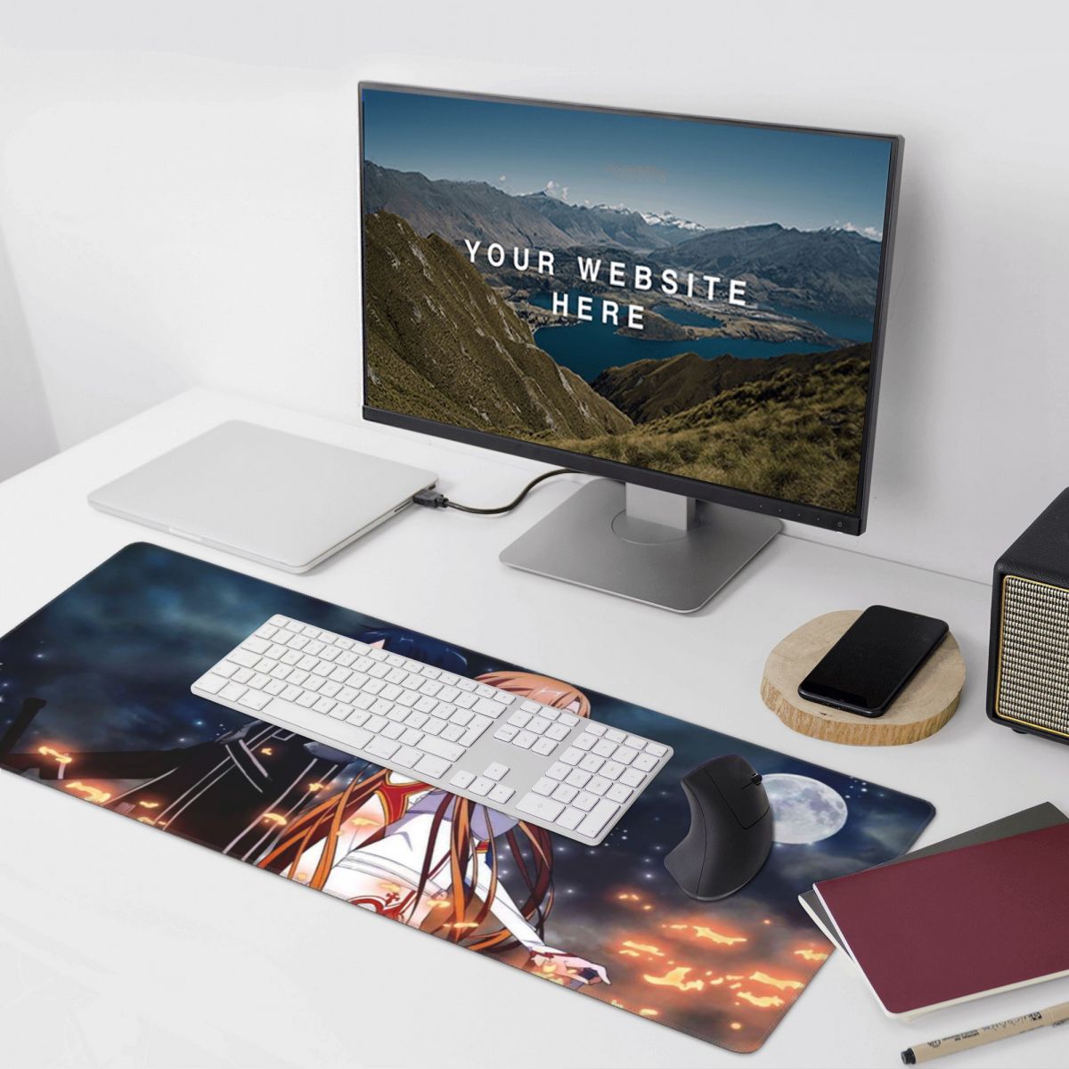 ソードアート・オンライン結城アスナアニメ大型マウスパッドコン - Laptop Accessories Online のレビューと価格