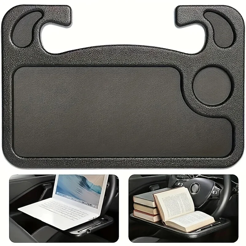 多機能2-in-1カーステアリングホイールデスクトレイ、頑丈 - Laptop Accessories Holder のレビューと価格