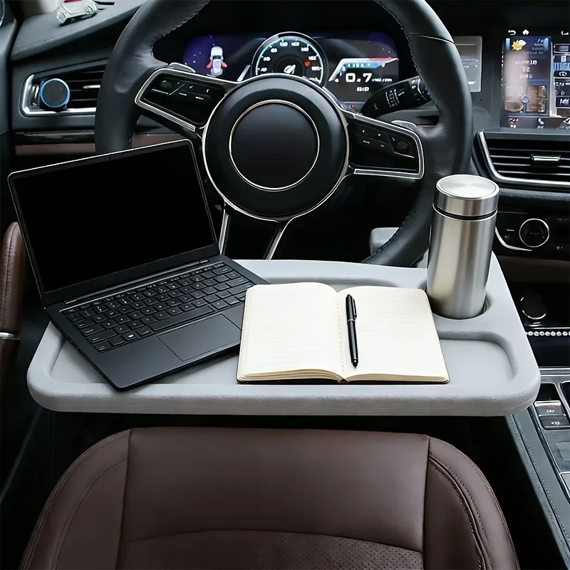 多機能2-in-1カーステアリングホイールデスクトレイ、頑丈 - Laptop Accessories Holder のレビューと価格