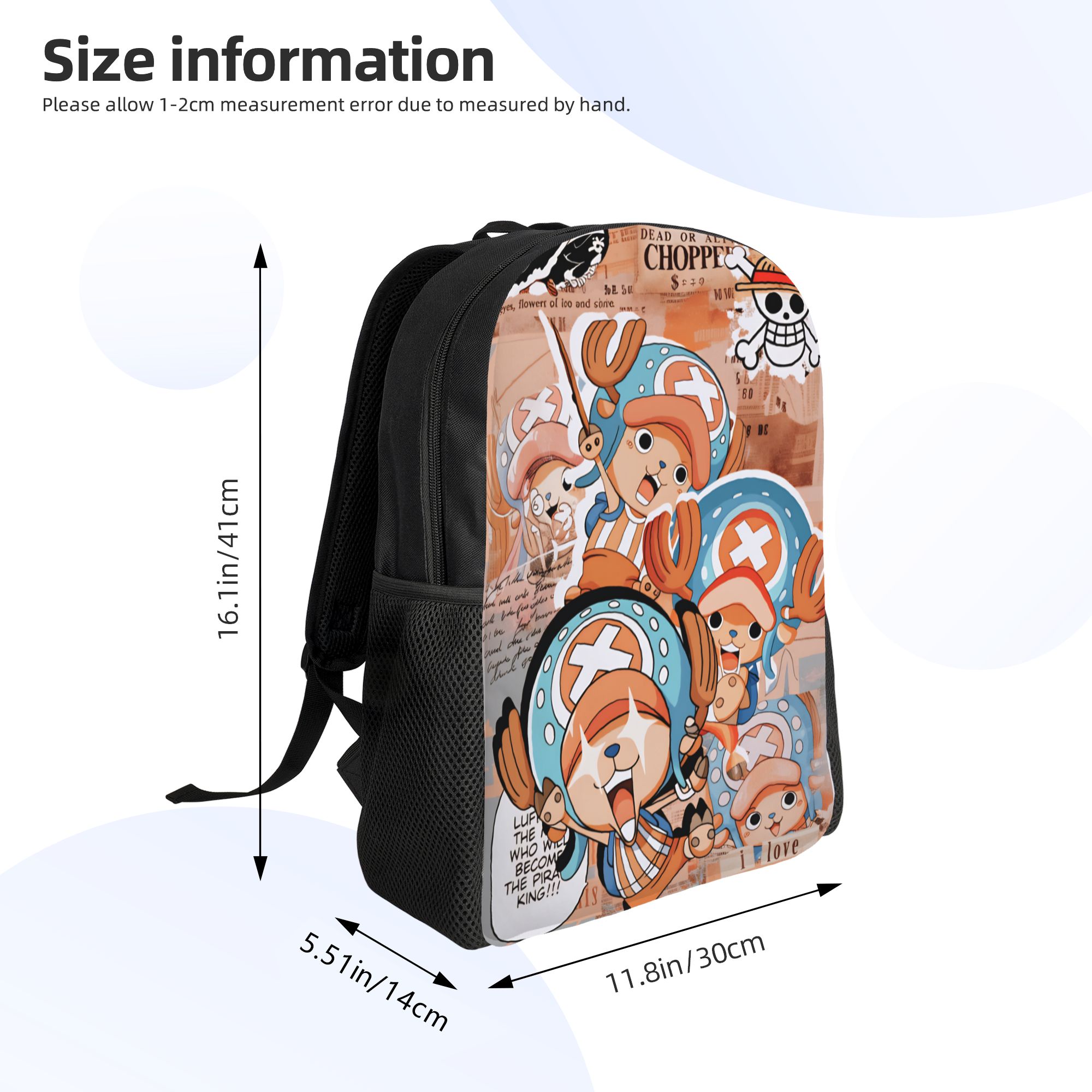 3D プリント ワンピース トニーズ チョッパーズ バックパ - Laptop Accessories For College のレビューと価格