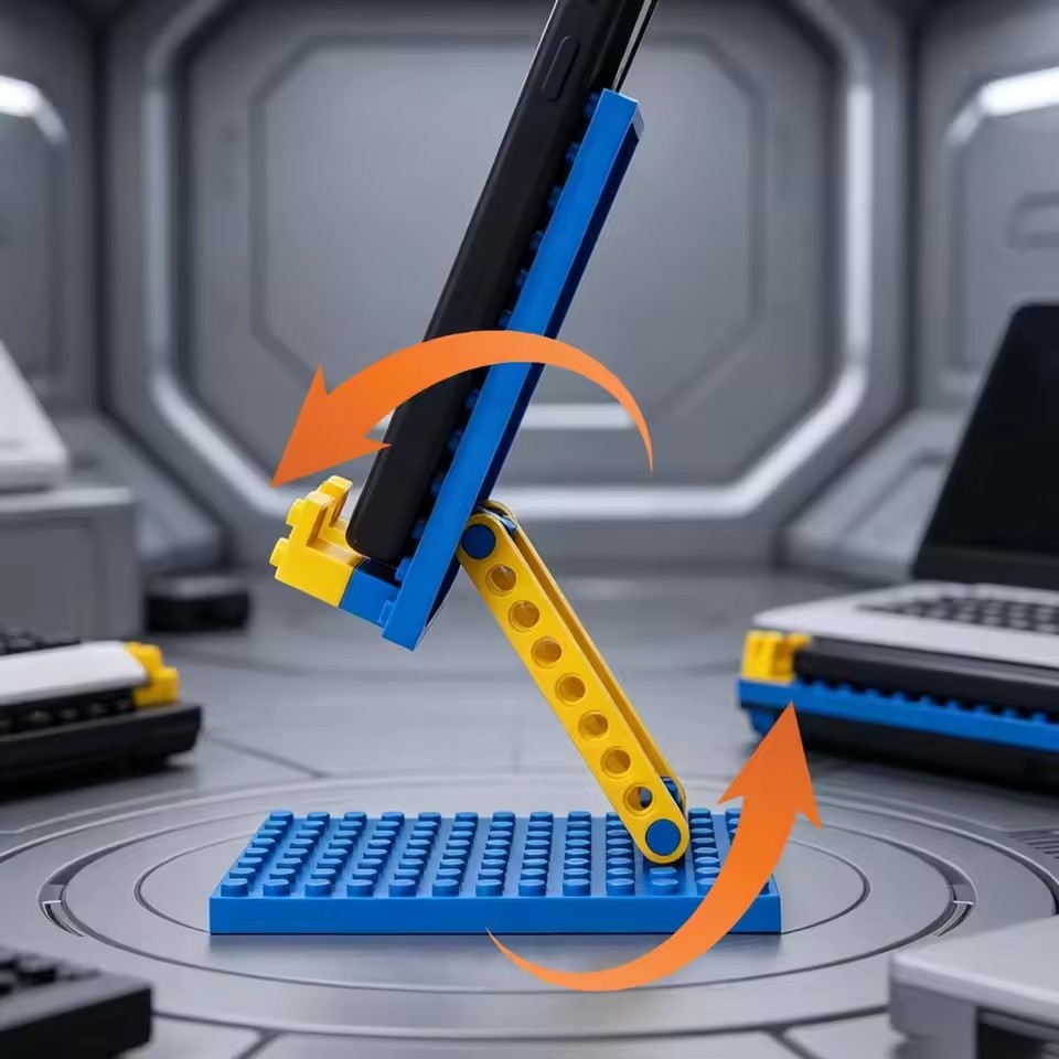 柔軟な折りたたみ式携帯電話ホルダー、創造的な折りたたみ式デス - Laptop Accessories Holder のレビューと価格
