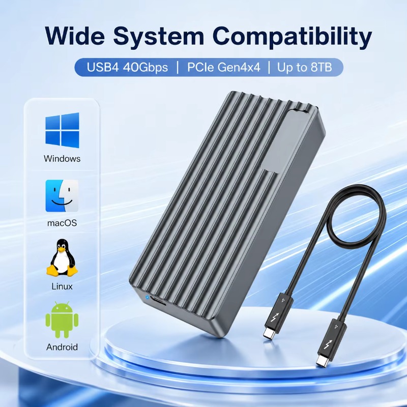 TBT3/USB4 M.2 NVMe SSD エンクロージャ - External Nvme Ssd のレビューと価格