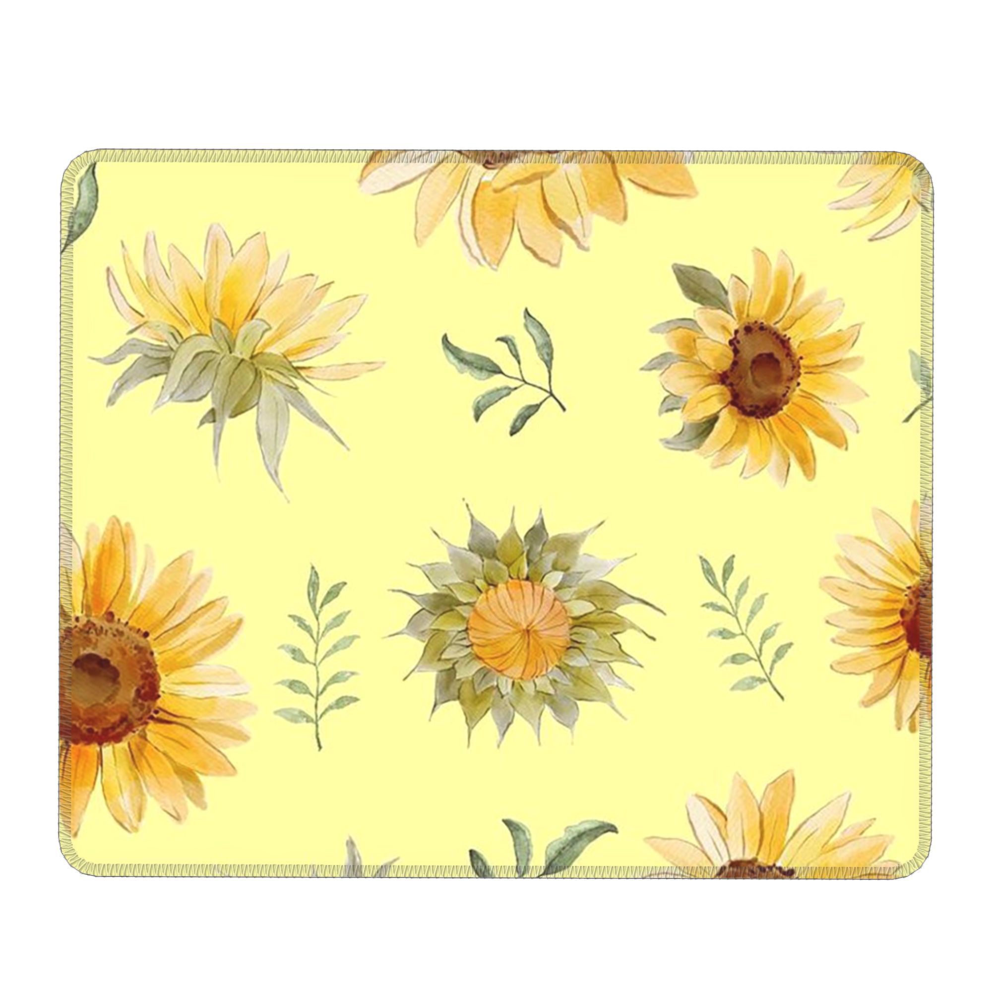 ひまわり鮮やかな黄色の花柄マウスパッドコンピュータキーボード - Yellow Laptop Accessories のレビューと価格