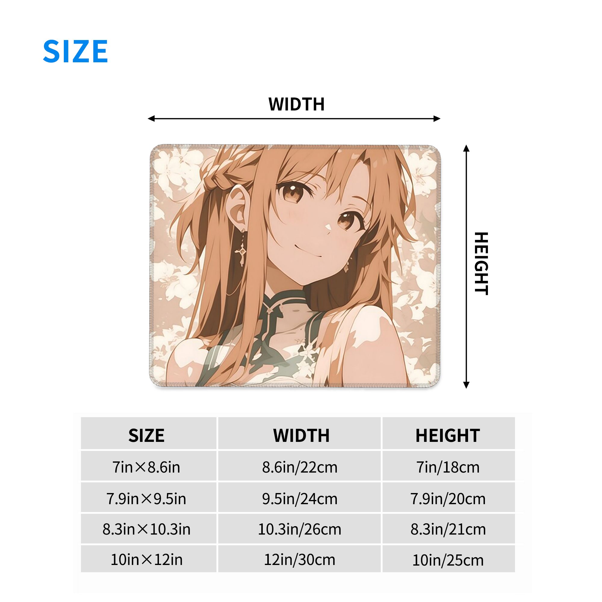 ソードアート・オンライン結城アスナアニメマウスパッドコンピュ - Laptop Accessories Online のレビューと価格