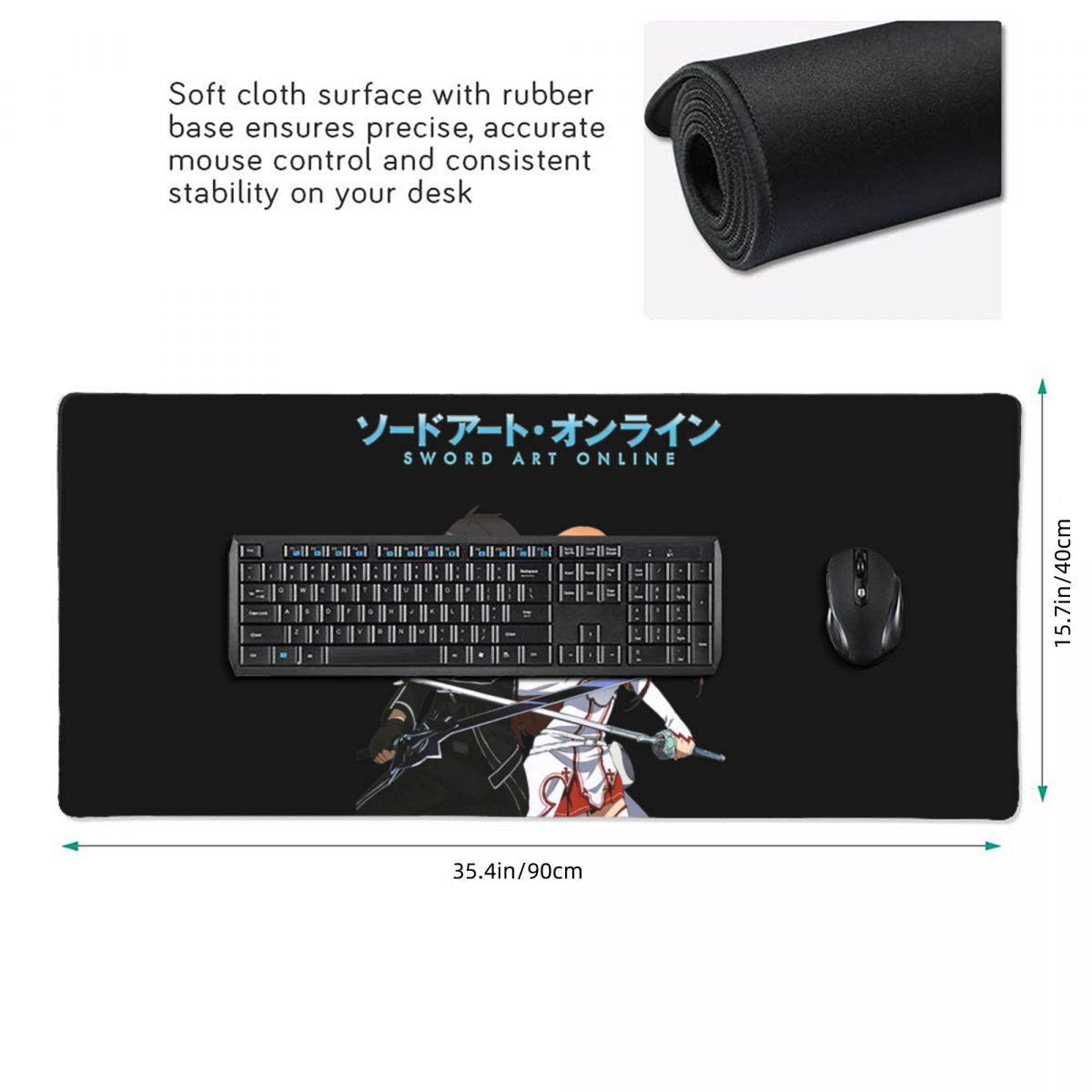 大型マウスパッド ソードアート・オンライン SAO ユウキ  - Laptop Accessories Online のレビューと価格